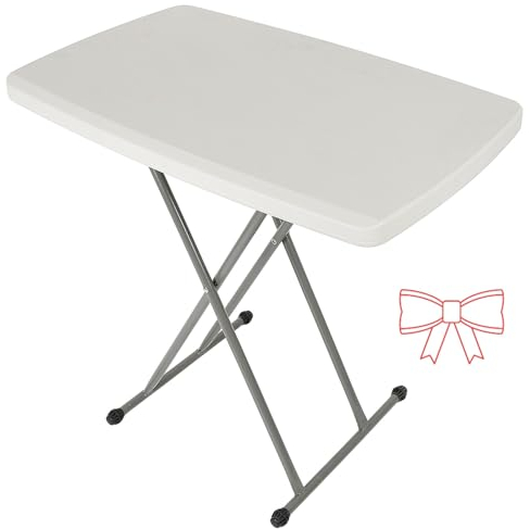 Stehtisch Klappbar Outdoor Hoch Wetterfest Metall Weiß Gartentisch Klapptisch Bistrotisch Garten-Trading XXL Klapptisch Campingtisch Catering klappbar weiß Partytisch Tragegriffe