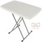 Stehtisch Klappbar Outdoor Hoch Wetterfest Metall Weiß Gartentisch Klapptisch Bistrotisch Garten-Trading XXL Klapptisch Campingtisch Catering klappbar weiß Partytisch Tragegriffe