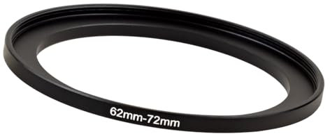 62mm to 72mm Step-Up Ring Filter adapter (62mm-72mm) Camera Filter Ring for 72mm UV ND CPL Filter (MPIXO)