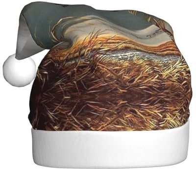COMAAM Jagd Fliegende Wilde Enten Erwachsene Plüsch Weihnachtsmütze Weihnachten Dekorative Hut Geeignet Für Silvester Party Supplies