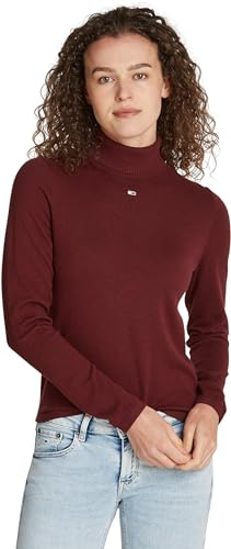Tommy Jeans Jersey Mujer Essential Turtle Neck con Cuello Vuelto