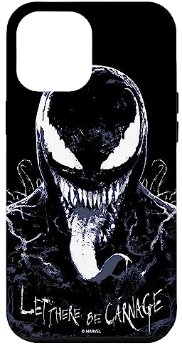 Hülle für iPhone 15 Pro Max Marvel Venom: Lass es Gemetzel geben Eddie Brock Black