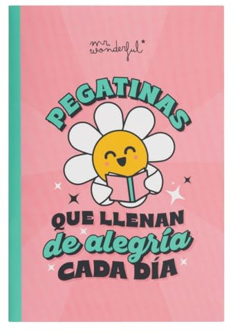 Mr. Wonderful - Pegatinas que llenan de alegría cada día - Carpeta A5 con Pegatinas - 8 hojas