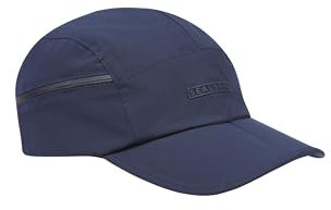 SEALSKINZ Mulbarton wasserdichte Allwetter Faltbare Kappe mit Reißverschlussfach - Marineblau