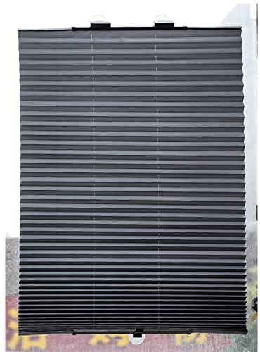 Verdunkelungsrollos, Rollos mit Saugnapf, Sonnenschutz für den Balkon, tragbare einziehbare Vorhänge, Wärmedämmung, UV-Schutz, Verdunkelungsrollos, 4 Größen, 70 x 140 cm