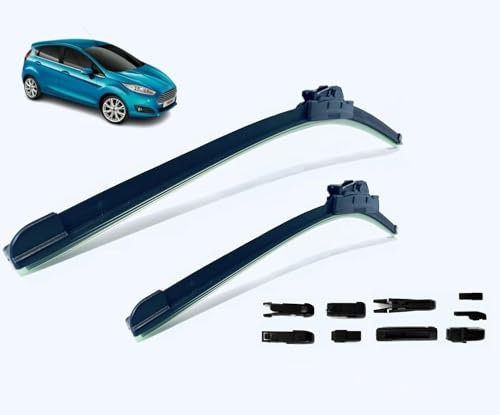 Coppia Spazzole Tergicristallo Compatibili con FORD FIESTA VI (2008-2012) 65-38 CM Tergicristalli per Parabrezza Anteriore Aero Flat