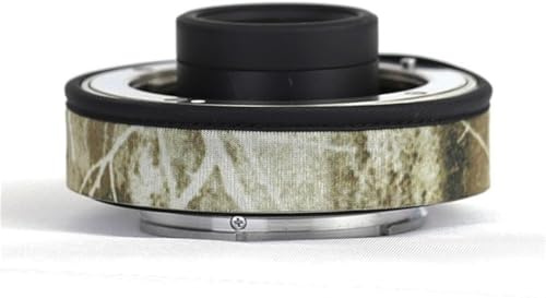 CHASING BIRDS Wasserdichte Objektivabdeckung für Olympus Telekonverter, 1,4 x 2,0 x, regenfeste Objektivschutzabdeckung (gelber Baum Camouflage, 1,4 x (MC-14))