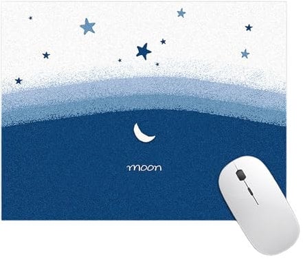 Cosiesnest Mouse pad, Square Mouse Pad, Funny Mouse Mat, Mice mat, Gaming Mouse Mat, Non-Slip Rubber Base, Easy Gliding, Textured Wear Resistant, for Office Gaming Desk Laptop (blue)