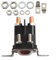 Interruttore magnetico resistente per tosaerba da 12 V, 4 poli, 4 connessioni