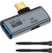 MADGININE USB C Splitter, USB Type C Adapter 2-in-1 100w Pd Charging & USB 3.2, Usbc Splitter Compatible with iPhone 15 Pro Max,Macbook,Galaxy S22/S23, USB C OTG Adapter for Laptop Tablet Phone