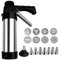 Dessert Decorating Syringe, Biscuits Cookie Press with 8 Discs and 8 Icing Decorating Nozzles, Cupcake Piping Icing Syringe Set, Baking Supplies Frosting Tools Dessert Cream Scraper