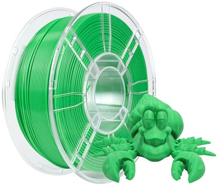 iBOSS PETG Filament 1,75 mm, Spule mit 1 kg (2,2 lbs), 3D-Drucker-Filament, PETG-Filament, Maßgenauigkeit +/- 0,02 mm, 3D-Druck-Filament für 3D-Drucker, Grün
