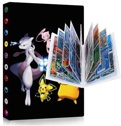Karten Sammelalbum, Sammelkarten Hefte 4 Taschen, Karten Album Buch, 30 Seiten Hefte für 240 Karten (HEFT01)
