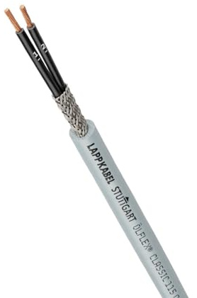 Lapp 10m ÖLFLEX CLASSIC 115 CY 4G1,5 Cavo di Controllo Schermato | Linea flessibile in PVC per ingegneria meccanica, protezione EMC, identificazione fili numerica, 300/500 V