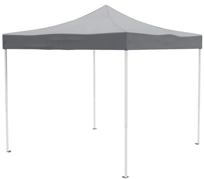 Warmiehomy Pop Up Gazebo 3M x 3M with 4 Sand Bags, Heavy Duty Metal Gazebo Waterproof, Large Garden Shelter for Camping, Party, BBQ, Grey