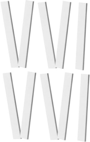 BESPORTBLE 10pcs Guitar Bone Nut Replacement Beef Bone Material Acoustic Guitar Nut Kit