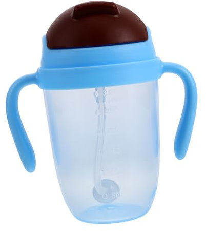 OATIPHO Tasse De Soins Aux Personnes Âgées Produits Handicapés Pour Adultes Tasse De Paille Gobelet Anti-déversement Gobelet à Paille Multi-usage Biberon Adulte Gobelets Ciel Bleu Pp