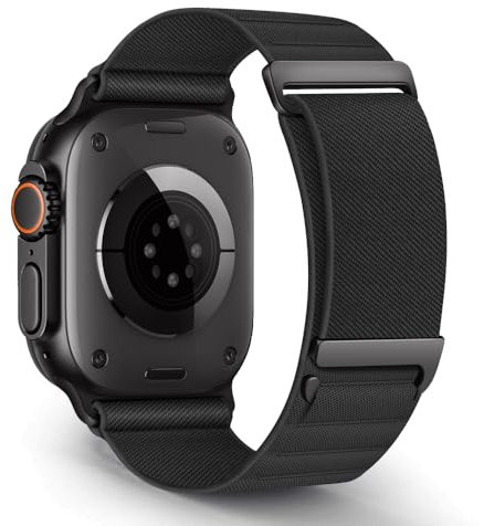 MRVOEBC Alpine Loop Cinturino compatibile con Apple Watch Ultra 49 mm, 46 mm, 45 mm, 44 mm, 42 mm (serie 3/2/1), cinturino di ricambio sportivo regolabile, compatibile con iWatch Series 10/9/8/7/6/5/4