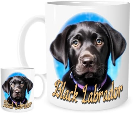 Black Labrador - Dog Design 11oz Mug for Tea or Coffee