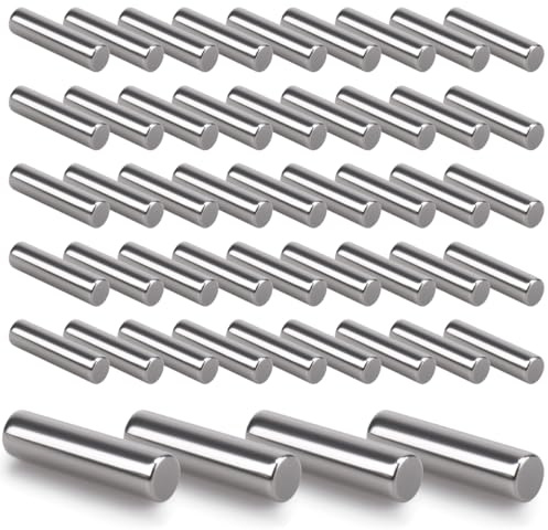 Innfeeltech 50 Pcs 2mm*6mm Dowel Pins Rack Support Pegs, 304ss Pin cilindrici di supporto per scaffale e armadio