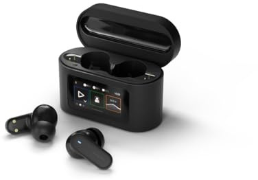Philips TAT6000BK Auricolari True Wireless, Alloggiamento ricarica smart, Cancellazione rumore, 4 mic, Bassi dinamici, riproduzione 28H, Bluetooth 5.4, IPX5, Comandi touch, Assistente vocale - Nero