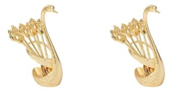 Set di 2 cucchiai da dessert con 6 cucchiai per gelato dorato