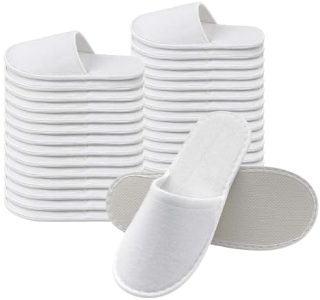 14 paires de pantoufles de bain, pantoufles pour invités, chaussons d'hôtel, chaussons lavables pour femmes et hommes, ensemble de pantoufles pour invités, adapté pour les hôtels et les spas de voyage