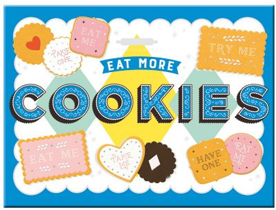 Nostalgic-Art 14357, Home und Country, Wonder Cookies, Magnet, Metall, Bunt, 8 x 6 x 0.1 cm