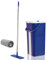 Set Mocio Lavapavimenti e Secchio Autoclean Mop 360º, Doppia Vaschetta,Uso Bagnato e Asciutto, Manico in Acciaio Inox, Panno in microfibra incluso, Mocio Lavapavimenti Rotante