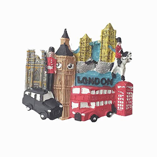 London England 3D-Kühlschrankmagnet, Touristen-Souvenir, Geschenk, Dekoration für Zuhause und Küche, Kühlschrankmagnet-Kollektion