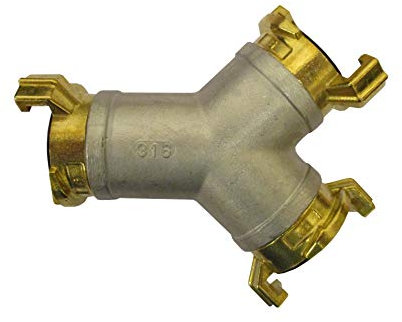 Y-Stück mit 1-Durchlass, 2-fach-Verteiler, Klauenkupplung 1 für Geka, W084