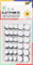 folia 2306 - Klettpunkte selbstklebend, 60 Stück, davon je 12 Stück Ø 15 mm und 18 Stück Ø 10 mm in schwarz und weiß, kleben auf allen glatten Flächen