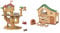 Sylvanian Families 5494 Abenteuer Baumhaus - Puppenhaus Spielset & 5451 Haus am See - Puppenhaus Spielset
