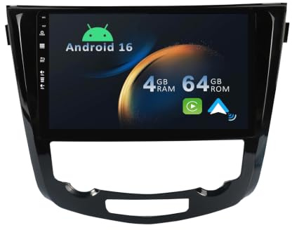YUNTX 2 Din Android 10 Car Radio Fit for Nissan X-Trail Qashqai j11 Rouge 2014 to 2017-10.1 Inch-2G+32G-Free Camera-Support DAB/GPS/Steering Wheel Control/WiFi/Bluetooth 5.0/CarPlay/USB/MirrorLink