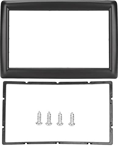 Dash Cover, Akozon Car Stereo Dash Radio Fascia 2 DIN Surround Panel Replacement for Megane 2 II 2003‑2009