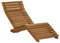Outsunny Sonnenliege, Liegestuhl, Gartenliege, Relaxliege für Poolbereich, Balkon, bis 120 kg belastbar, Massivholz, Teak, 66 x 170 x 77 cm