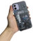 Yonds Queen Compatible with iPhone 11 Cute Case, Cool Cartoon Astronaut Space Planet Moon Design Stylish IMD Cover Bumper Shockproof Anti-Slip Protector Fashion Case (Grey, iPhone 11)