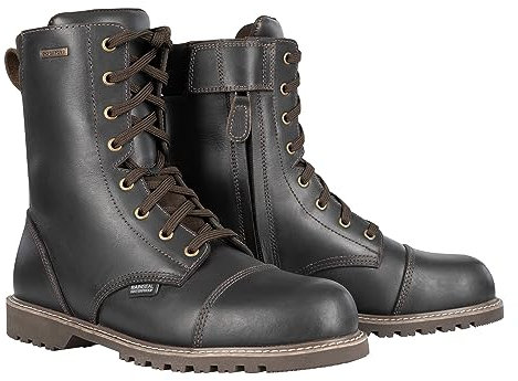 Oxford Merton 2.0 Stivali da Moto, Motocicletta Uomo, Marrone, 43 EU