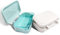 NICAVKIT Lot de 2 Porte-Savon de Douche avec Couvercle, Boîte à Savon Portable avec Drainage, boîte à Savon pour Douche, Salle de Bain, Baignoire, Cuisine