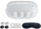 AZURAOKEY Set di coforture in silicone compatibili con Meta Quest 3, set di coforture frontali trasparenti for realtà virtuale, set di coforture protettive for ospiti, regali for Natale e Halloween