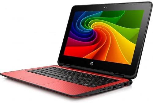 HP Business Laptop Notebook ProBook X360 11 G1 Pentium N4200 4GB 128GB SSD 1366x768 Touchscreen Windows 10 (Red) (Generalüberholt)