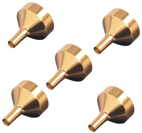 Cabilock Metall-parfüm-trichter-set 5-teilig Kleiner Metalltrichter für Nicht-design Zum Präzisen Ausgießen