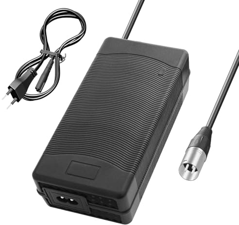 Yasco 52V Lithium Battery Charger for Scooter E-Bike Boat Motorcycle Lithium Ion Battery (58.8V, 4A+XLR Connector)