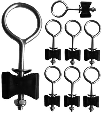 Happyyami 8 Pièces Vis À Anneau Anti-Chute Vis De Remplacement De Trampoline Vis De Fixation De Trampoline Kit De Réparation De Trampoline Pièces d'entretien De Trampoline