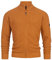 Indicode Herren INLayton Strickjacke mit Stehkragen und Reißverschluss | Cardigan Feinstrickjacke für Männer Caramel, S