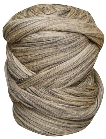 1m Filzwolle meliert Märchenwolle Merino Nassfilzen Trockenfilzen Spinnen Meterware