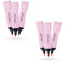 BIC Marking Highlighter Flach Textmarker Marker 6 Stück Kunststoff Textmarker Stift mit Pastellrosa Tinte Textmarker Stifte für Glatte Noten Präzise Highlights Ideal für Schule und Büro