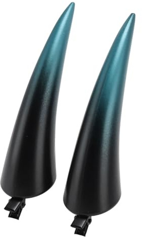 Plyisty Hörner Haarnadel Leichte Sichere Sichere Lebensechte Hörner Haarklammern für Halloween Party Cosplay Make -up -Thema, Premium Abs Devil Horns Haarzubehör für Erwachsene (BLUE)