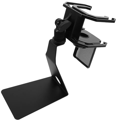 ELAYARD Mikrofon Shock Mount mit Integriertem Pop filter Verstellbare Desktop mikrofonhalterung aus Metall Stoßdämpfende Mikrofonspinne für Stabile Aufnahme und Reduzierte