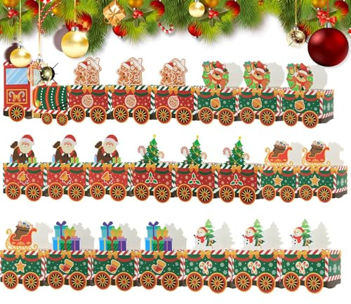 Scatole Per Regali Di Natale 24 Pezzi Organizzatore A Forma Di Multi | Scatole Di Caramelle Natalizie Per Famiglia Bambini Uffici Festa Vacanza Cioccolatini Biglietti